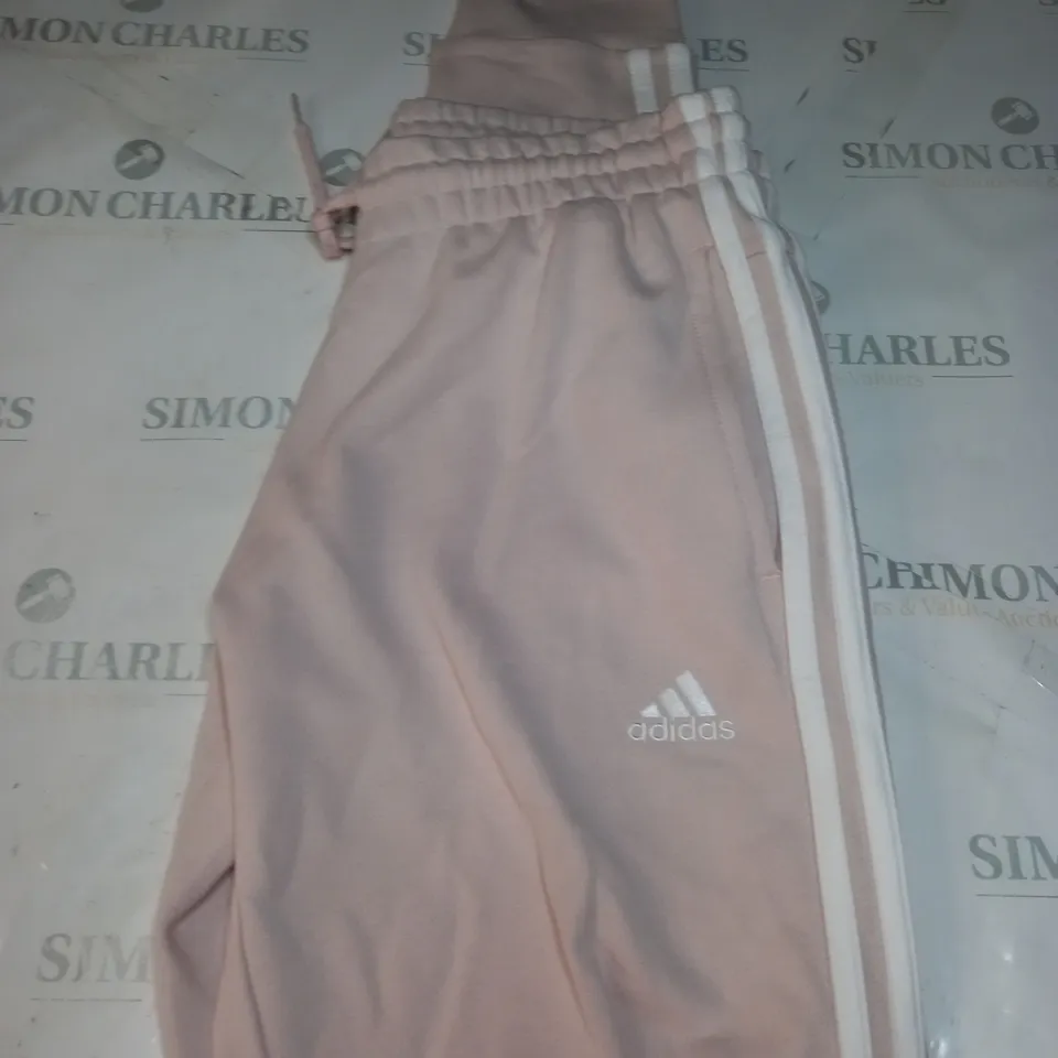 ADIDAS LOGO FLEECED TRACKSUIT BOTTOMS SIZE M