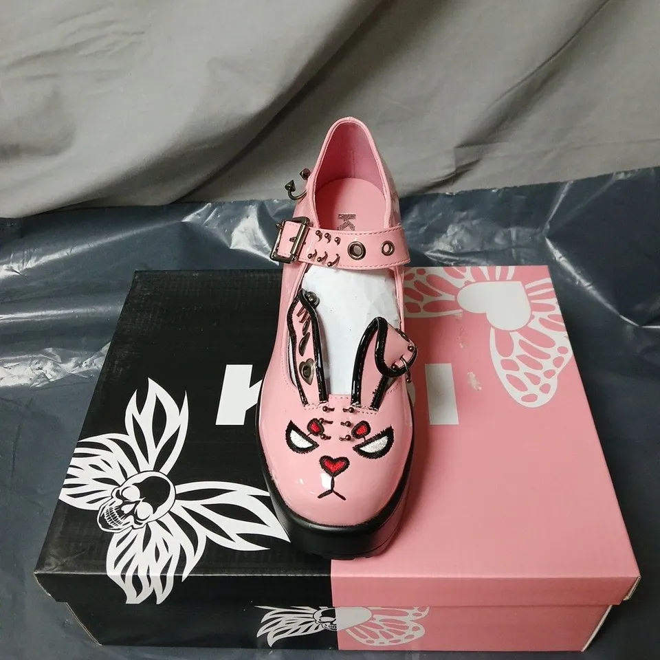 KOI PINK MARY JANES RAVER BUNNY EDITION BOXED SIZE UK 4