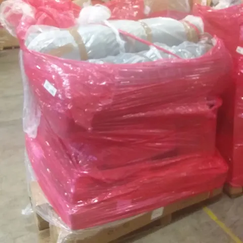 PALLET OF ASSORTED HOUSEHOLD PRODUCTS AND ITEMS, INCLUDING; MATTRESSES OR MATTRESS PROTECTORS, DEHUMIDIFIER, BOXED FURNITURE ETC