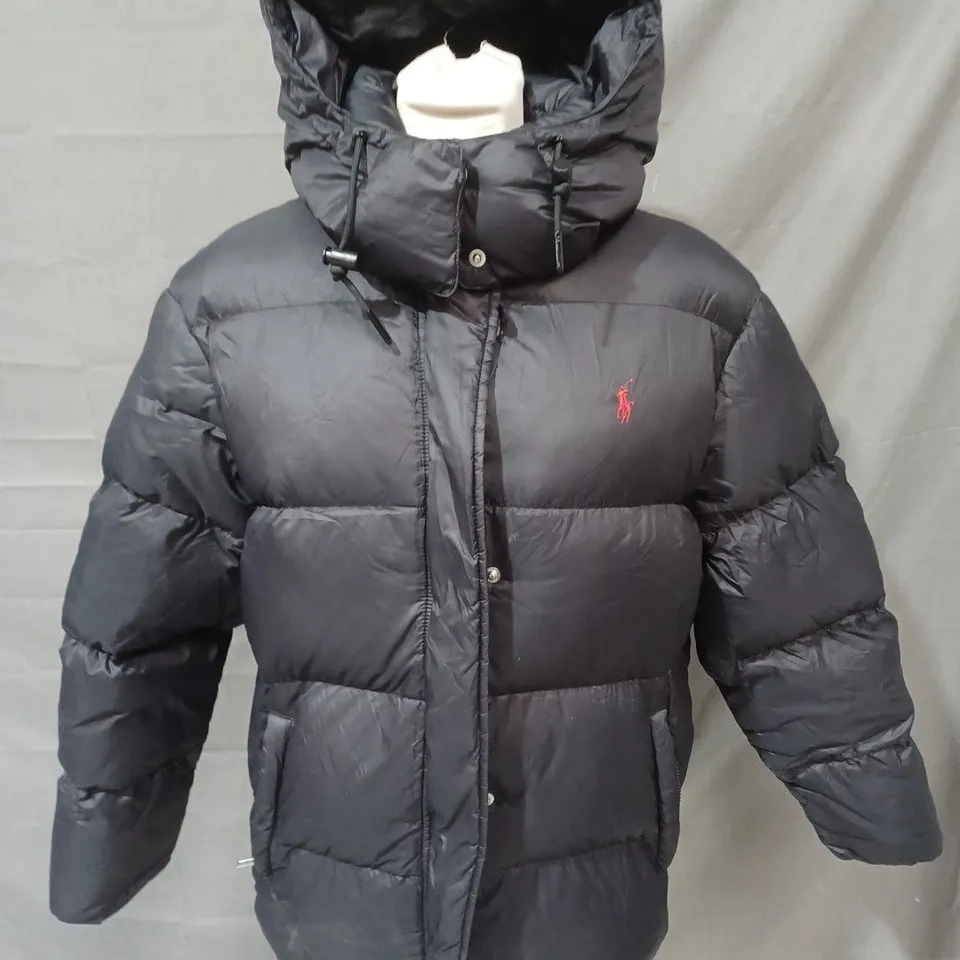 POLO RALPH LAUREN ZIPPED BUBBLE COAT SIZE L