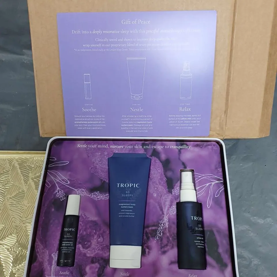 BOXED TROPIC GIFT OF PEACE GIFT SET