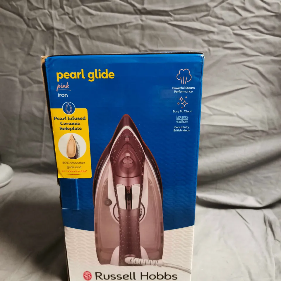 RUSSELL HOBBS PEARL GLIDE PINK IRON – BOXED