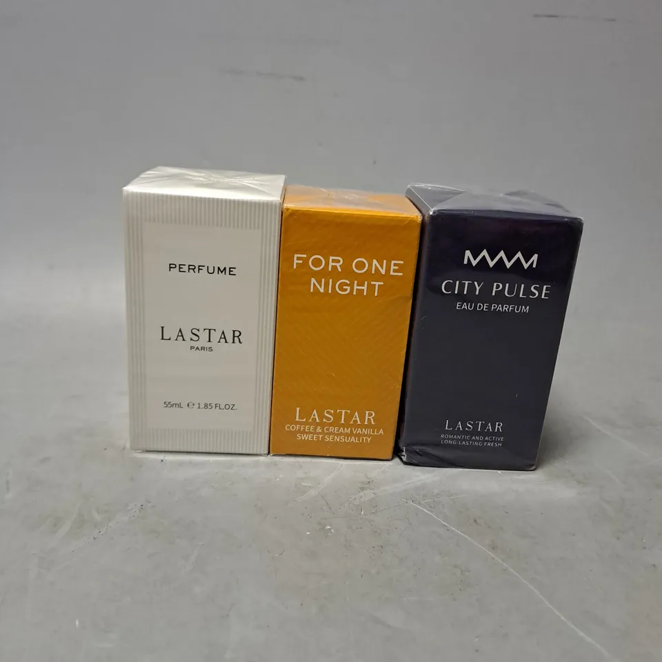 APPROXIMATELY 20 ASSORTED SEALED LASTAR FRAGRANCES TO INCLUDE - FOR ONE NIGHT - CITY PULSE - PERFUME - COLLECTION ONLY