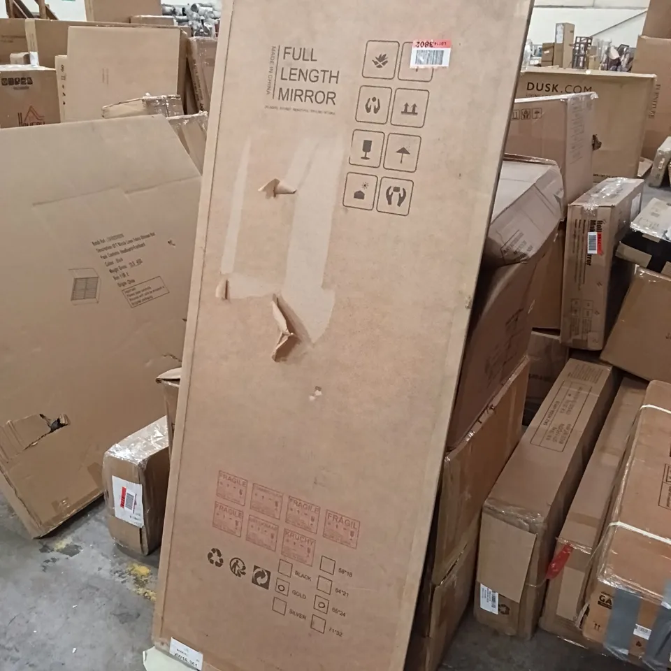 BOXED FULL LENGTH MIRROR - GOLD (1 BOX)