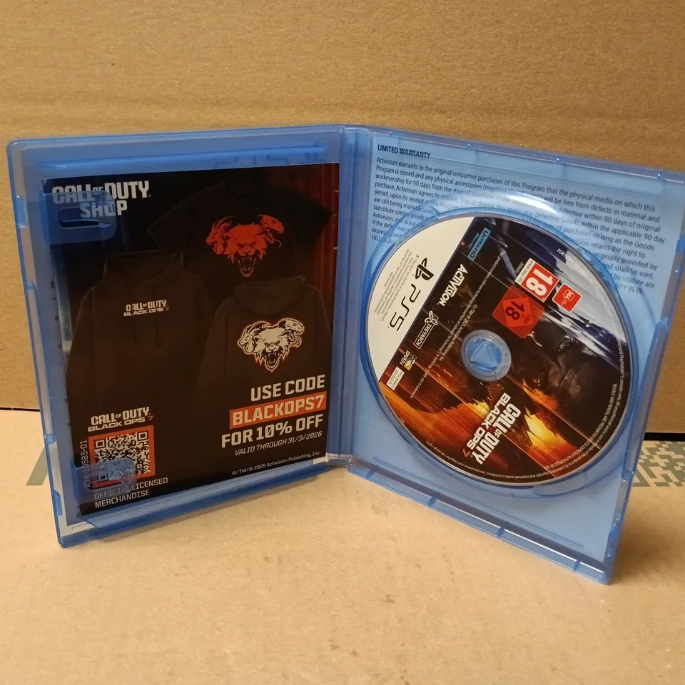 CALL OF DUTY BLACK OPS 7 (PS5)