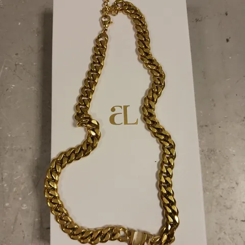 ABBOTT LYON PERSONALISED 'LF' CHAIN LINK NECKLACE 