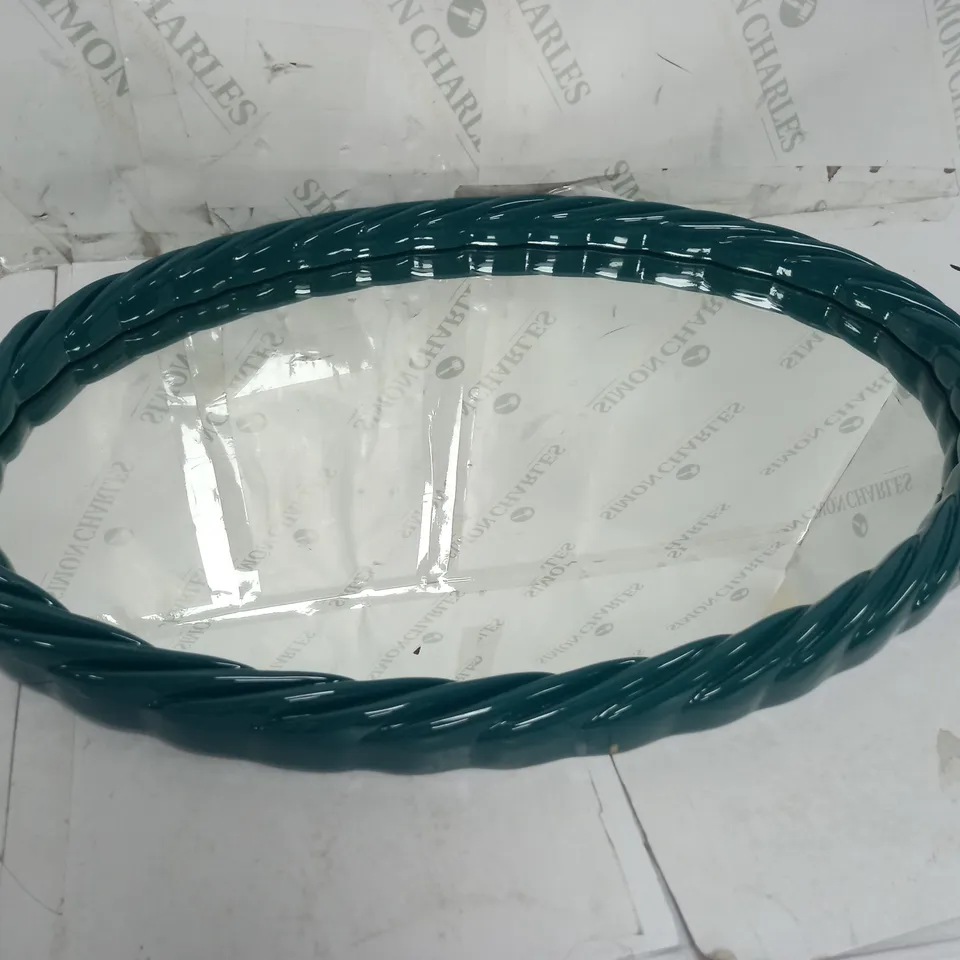 M&S HOME AMELIA WALL MIRROR IN GREEN