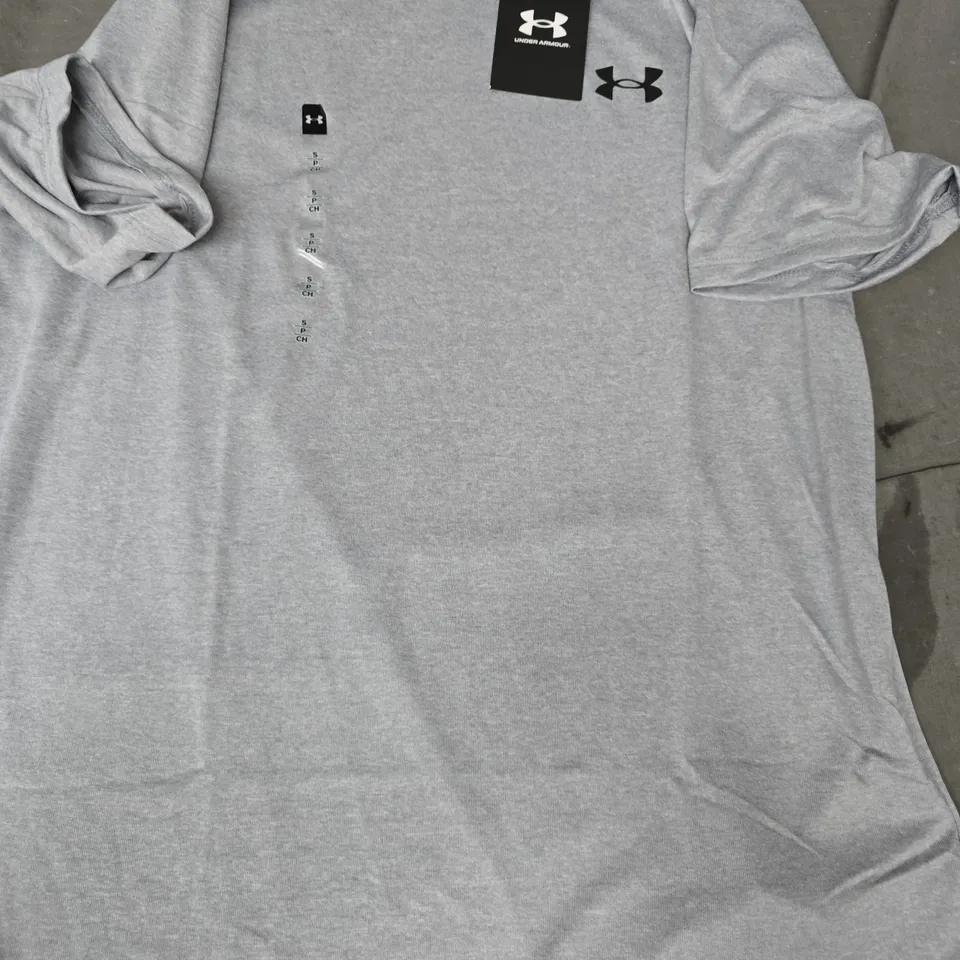 UNDER ARMOUR TECH SHORT SLEEVE T-SHIRT IN GREY SIZE SMALL