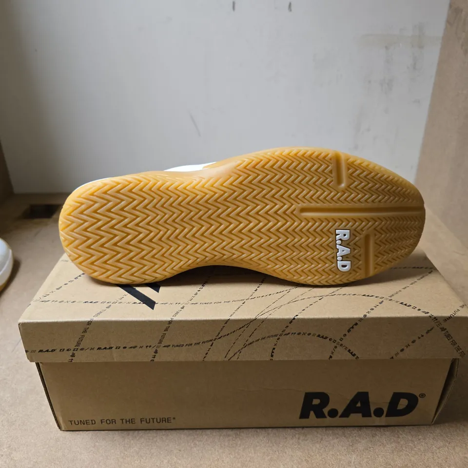 R.A.D ONE V2 WHITE GUM SNEAKERS – UK 11.5
