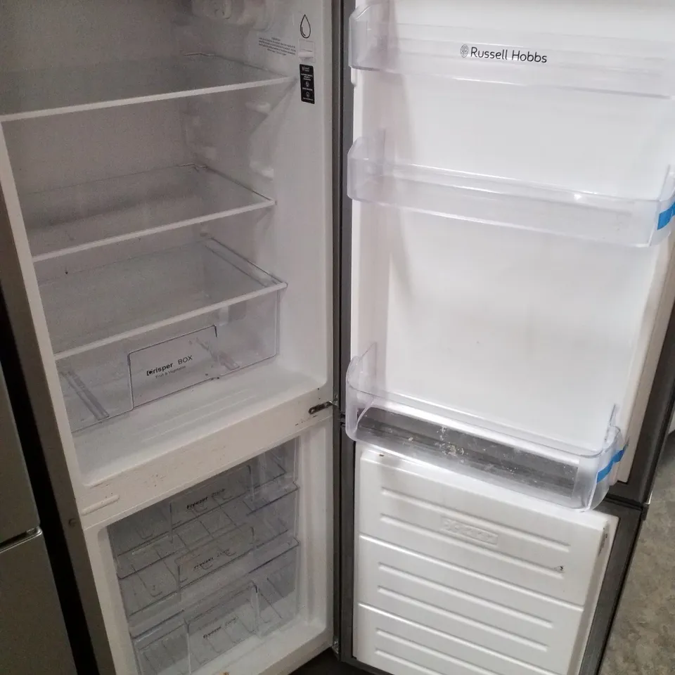 RUSSELL HOBBS LOW FROST FRIDGE FREEZER 50CM SILVER - UNPROCESSED RAW RETURN