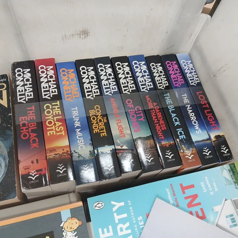 LARGE QUANTITY OF ASSORTED BOOKS TO INCLUDES BOTH FICTION NON-FICTION AND CHILDRENS BOOKS