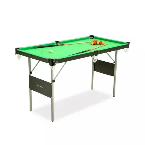 BOXED 4FT6 FOLDING SNOOKER AND POOL TABLE (1 BOX)