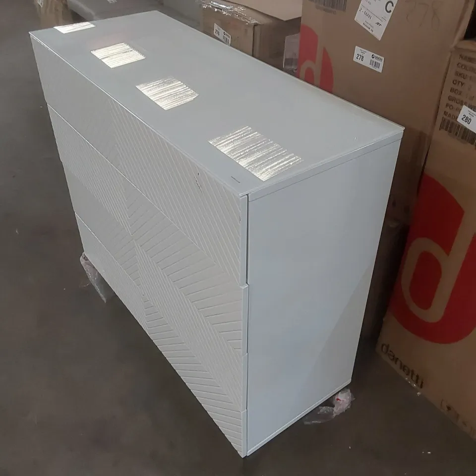 DANETTI NOAH CHEST OF DRAWERS IN WHITE GLOSS