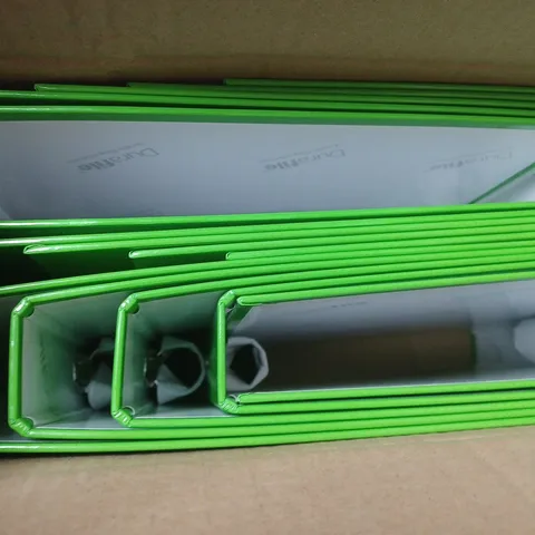 10 DURAFILE RING A4 GREEN BINDERS