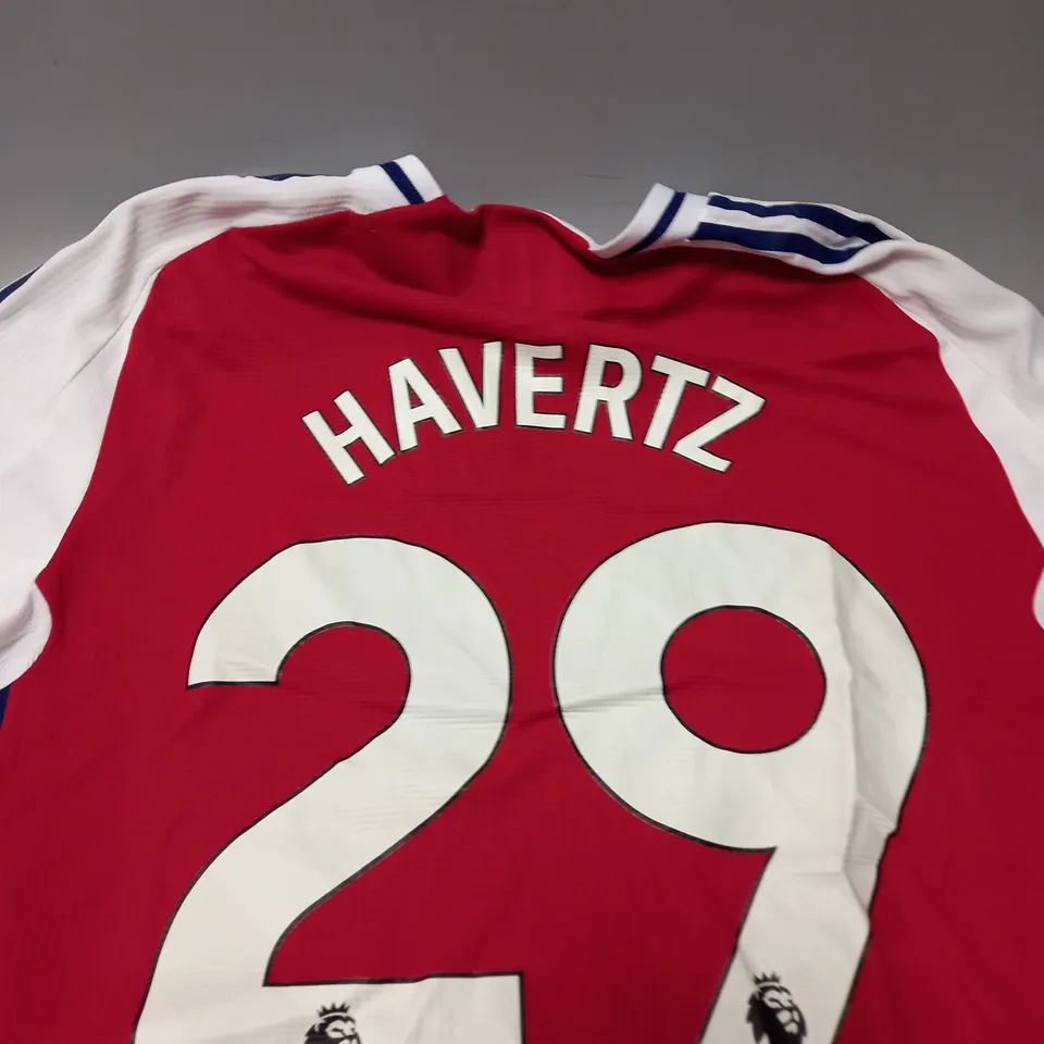 ADIDAS ARSENAL FOOTBALL CLUB SHIRT - HAVERTZ 29 - XL