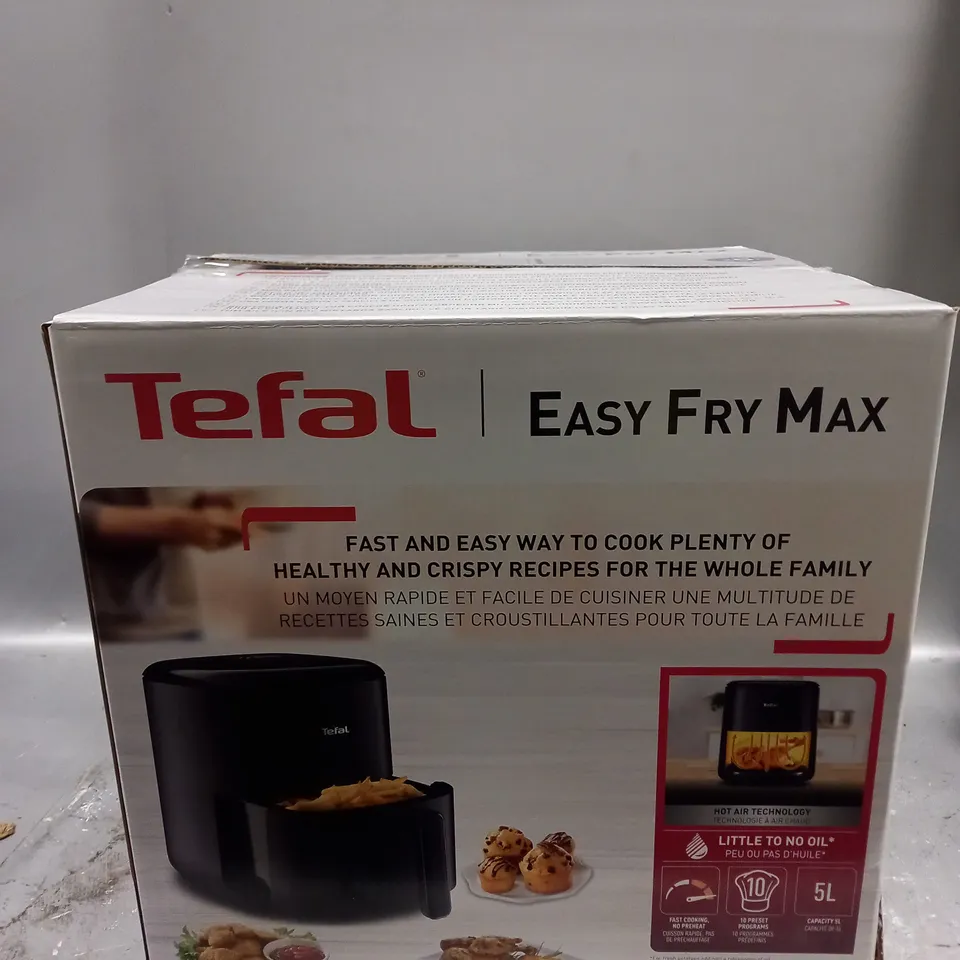 BOXED TEFAL EASY FRY MAX AIR FRYER 