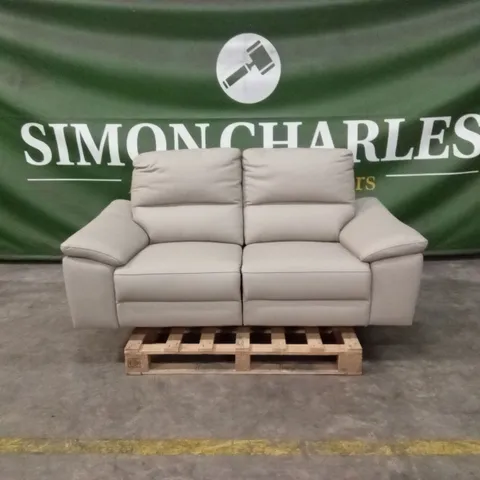 PAVILION 2 SEATER LEATHER/FAUX LEATHER POWER RECLINER SOFA