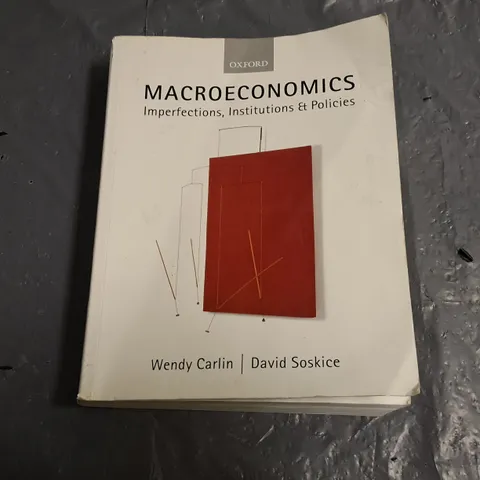 OXFORD MACROECONOMICS WENDY CARLING AND DAVID SOSKICE