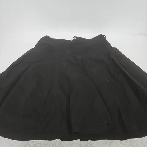 PEACHY DEN BLACK WOMEN'S SKIRT, UK SIZE L – 97% COTTON, 3% ELASTANE