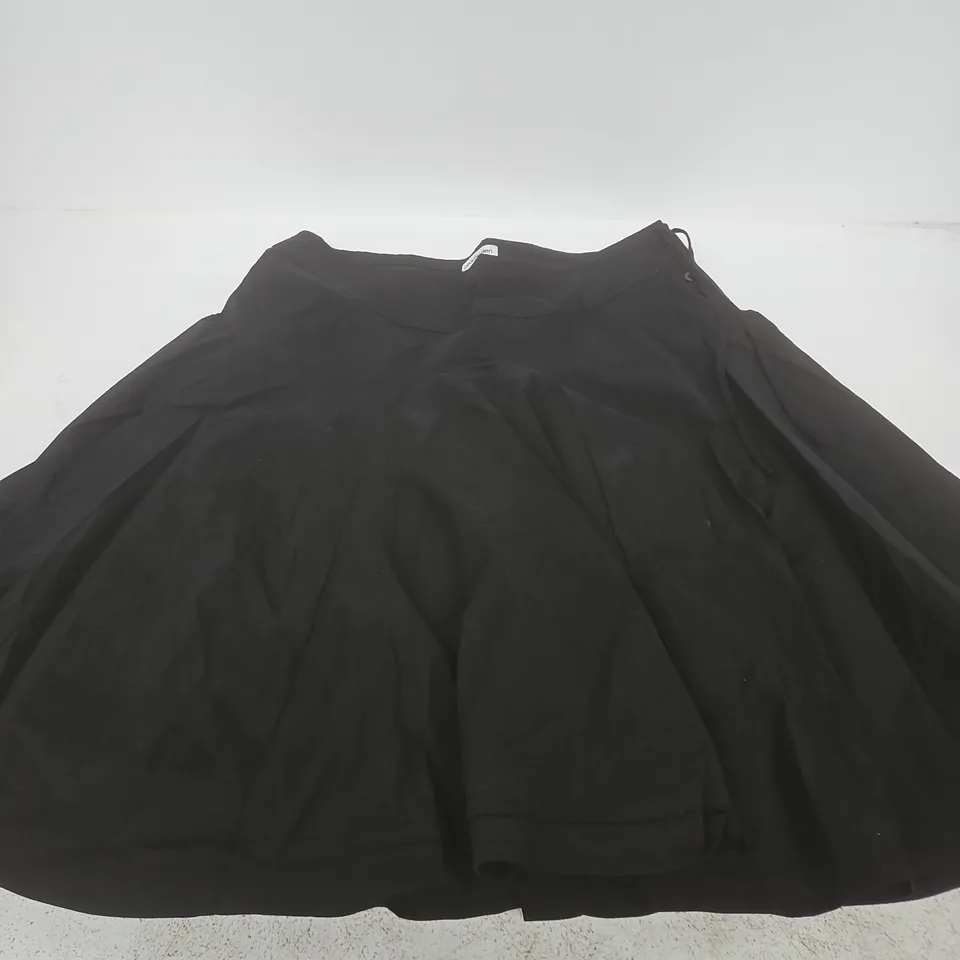 PEACHY DEN BLACK WOMEN'S SKIRT, UK SIZE L – 97% COTTON, 3% ELASTANE