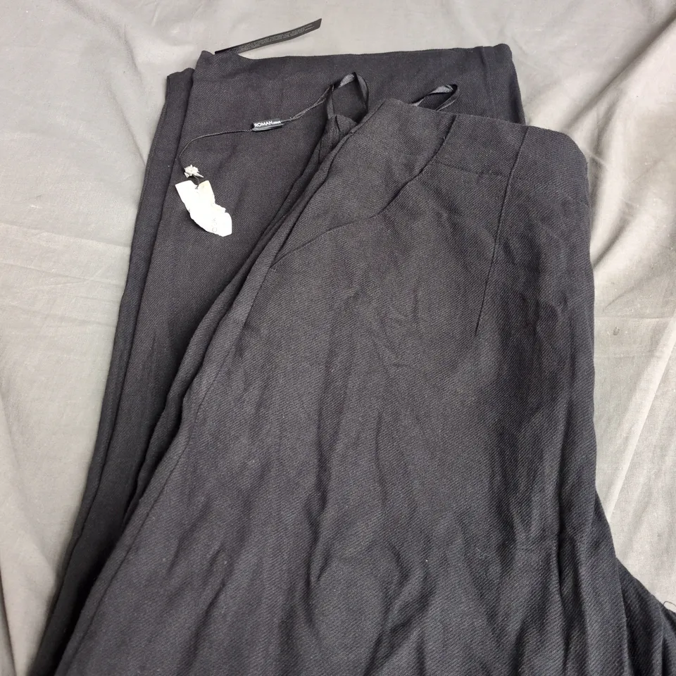ROMAN LADIES TROUSERS BLACK SIZE 14