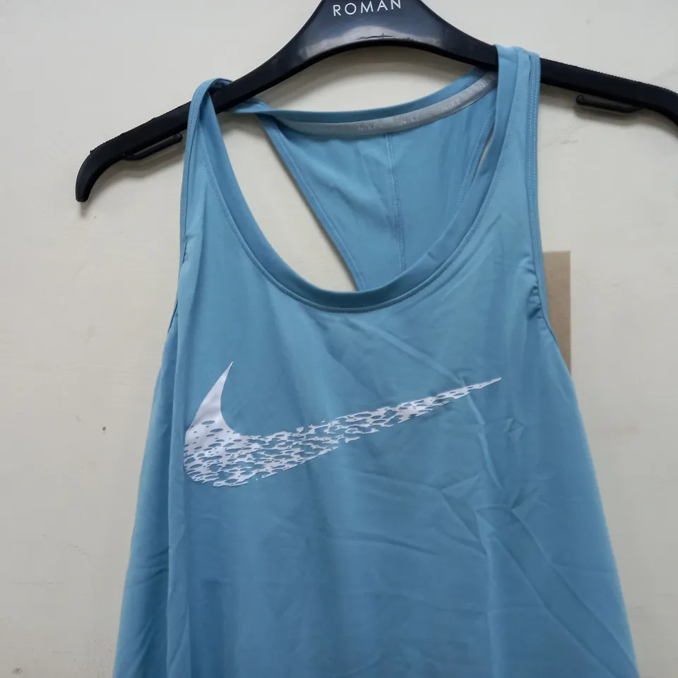 NIKE WOMENS LOGO TANK IN SKY BLUE - MEDIUM