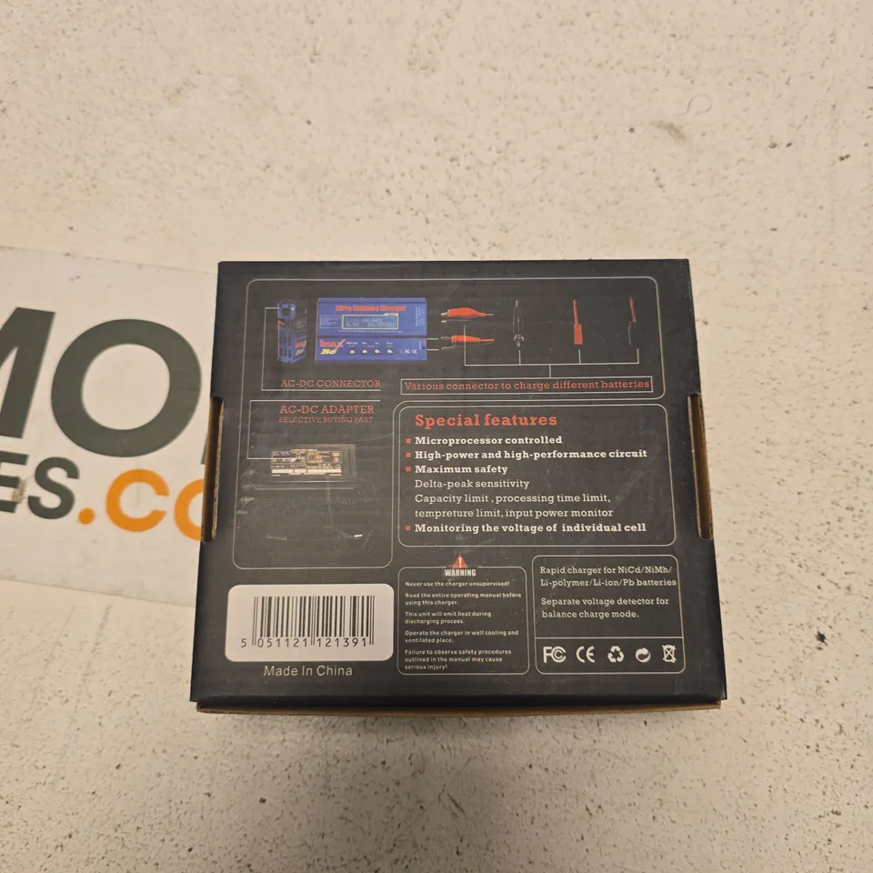 IMAX B6 80W BALANCE CHARGER FOR LI-ION/LIPO/LIFE & NICD/NIMH (BOXED)
