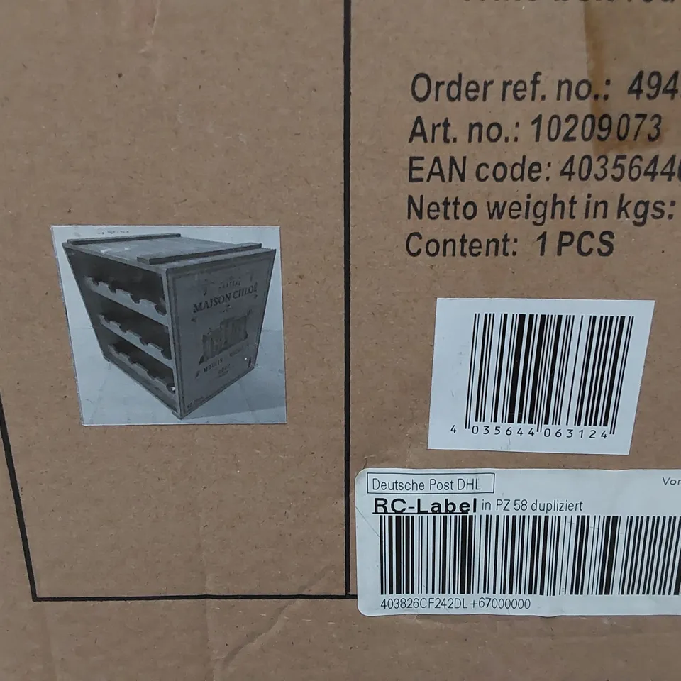 BOXED WINE BOX 12 BOTTLE RED