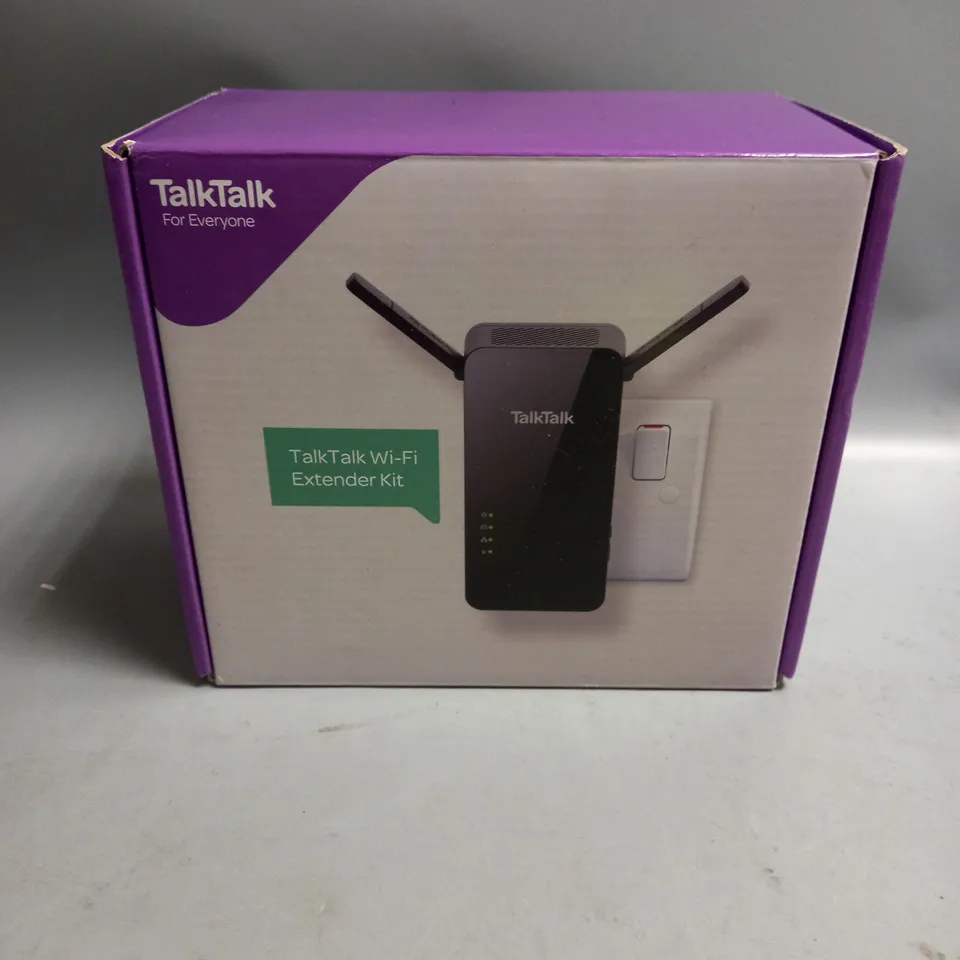 BOXED TALKTALK WIFI EXTENDER KIT