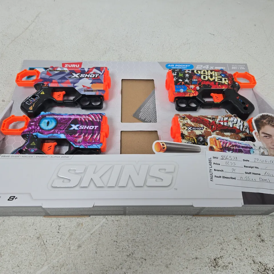 ZURU X-SHOT SKINS BLASTER SET 