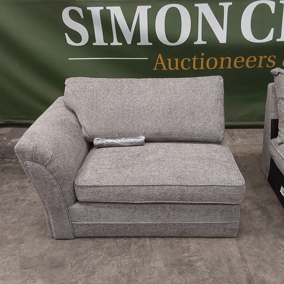 2 X DURY CHUNKY WEAVE 4 SEATER SOFA PARTS // ONE SCATTER BACK AND ONE STANDARD BACK PIECE, DOES NOT MAKE A COMPLETE SOFA