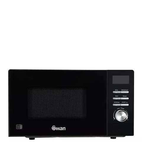 SWAN 20L 700W DIGITAL MICROWAVE IN BLACK