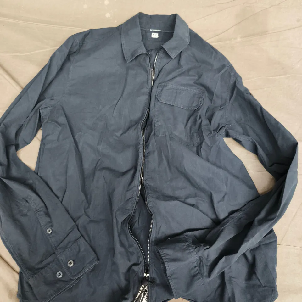 C.P. COMPANY LONG SLEEVE SHIRT IN NAVY - XXL