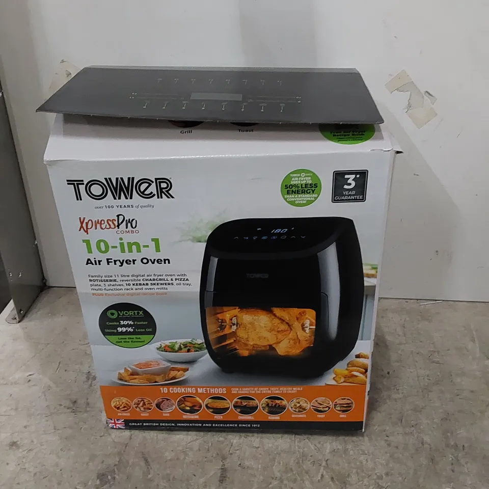 BOXED TOWER 11L AIR FRYER OVEN DIGITAL BLACK 