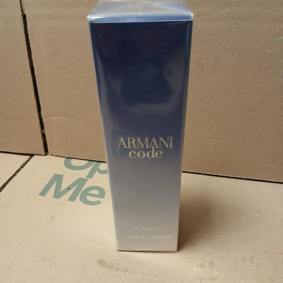 BOXED AND SEALED GIORGIO ARMANI CODE EAU DE PARFUM 75ML