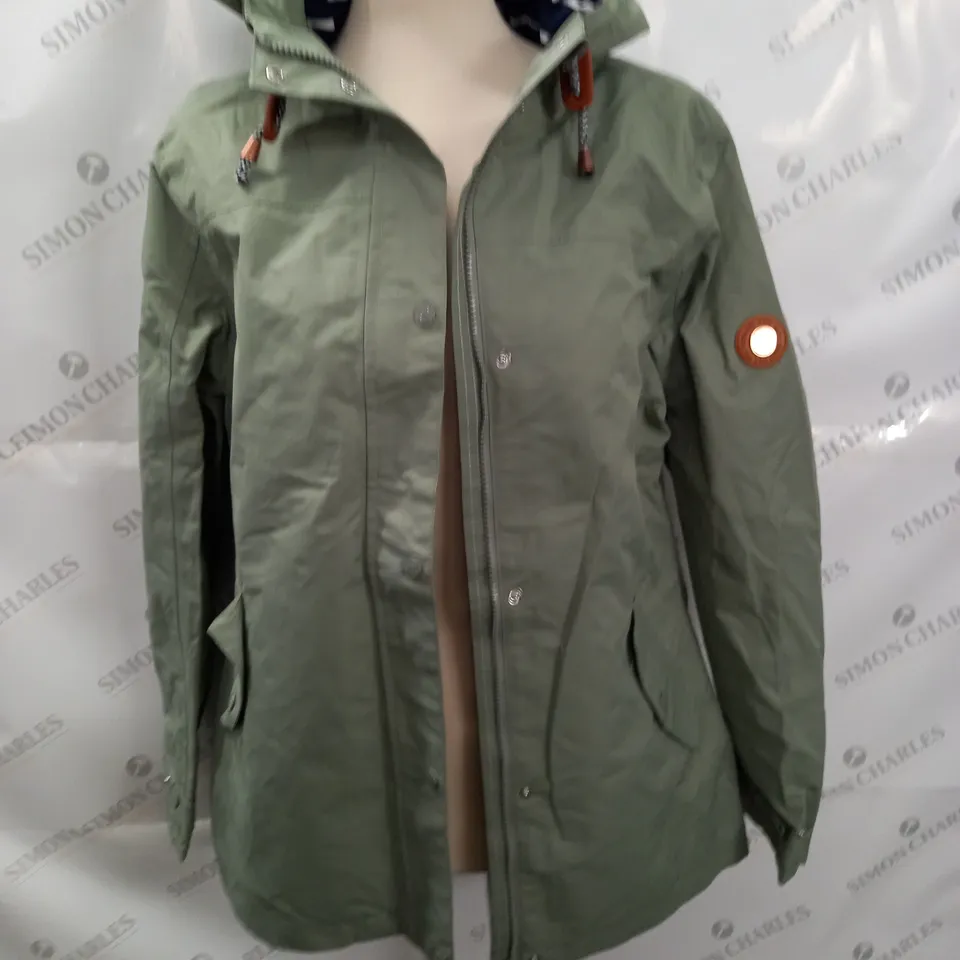 GELERT COASTAL JACKET IN KHAKI - UK 12