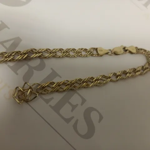 RACHEL JACKSON CHEVRON STATEMENT BRACELET - GOLD