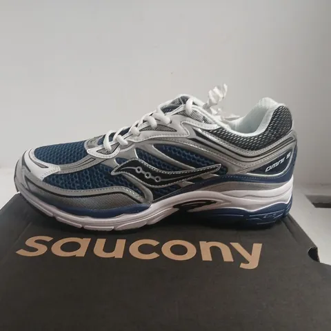 SAUCONY PRO GRID OMNI 9 RUNNING SHOES – BLUE, UK 11 (US 12)