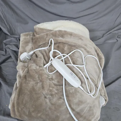 HOMESMART ELECTRIC HEATED BLANKET BEIGE