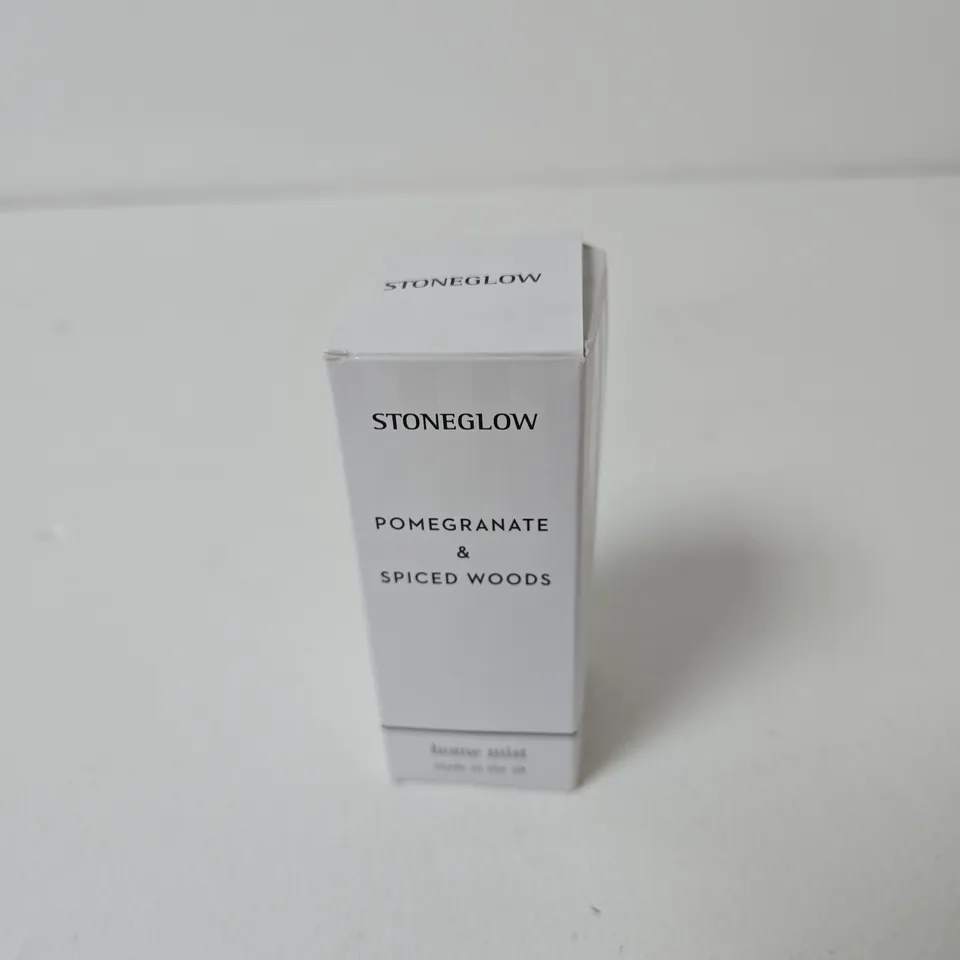 STONEGLOW POMEGRANATE & SPICED WOODS – HOME FRAGRANCE (BOXED)