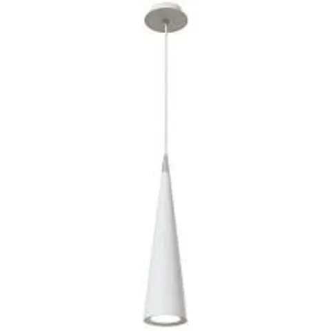 BOXED MAYTONI NEVILL 1 LIGHT CEILING PENDANT LAMP, WHITE