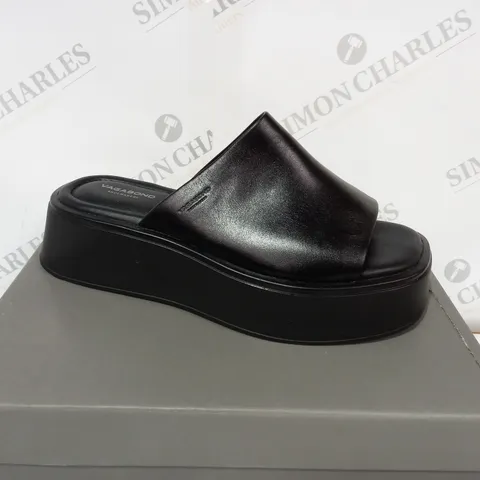 VAGABOND COURTNEY BLACK SANDALS - SIZE EU38