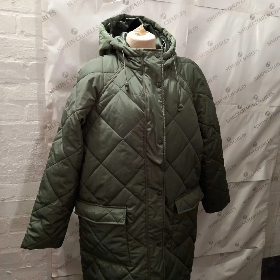 WOMENS CREW CLOTHING COMPANY - ZOE DIAMOND PUFFER JACKET - SIZE 14