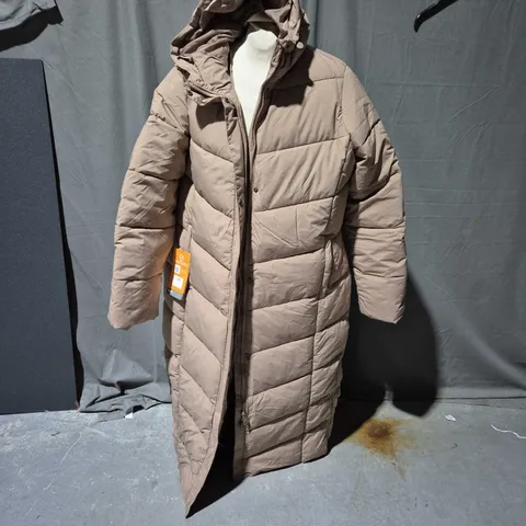 REGATTA ELORIA MOCHA SHOWERPROOF PADDED COAT – UK 16