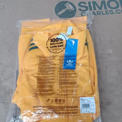 UK L ADIDAS FIREBIRD TT TRACK TOP – YELLOW/ORANGE