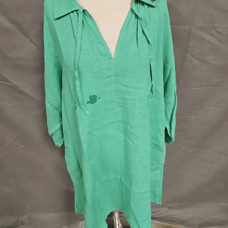 PART TWO TUNIC DRESS IN GREEN SPRUCE SIZE 8