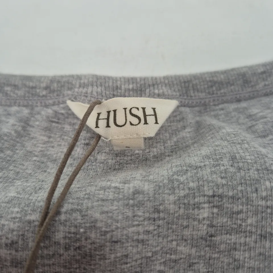 HUSH GREY TANK TOP – WOMEN'S SLEEVELESS TOP, UK SIZE S