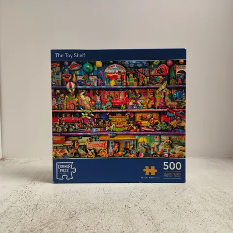 CORNER PIECE THE TOY SHELF 500-PIECE JIGSAW PUZZLE