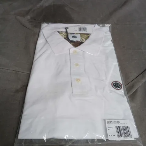 PRETTY GREEN WHIT POLO SHIRT SIZE XL