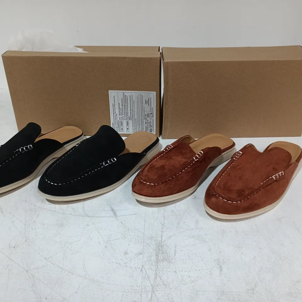 LOT OF 9 BOXED PAIRS OF SANDALS IN VARIOUS SIZES - UNCHECKED SIZES